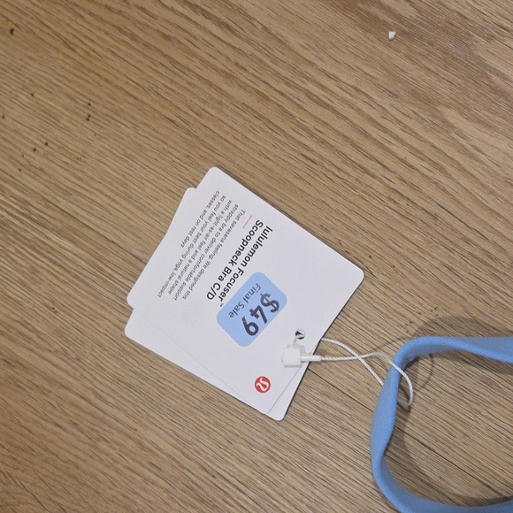 lululemon athletica Scoopneck Light Blue Bra - Picture 2 of 5